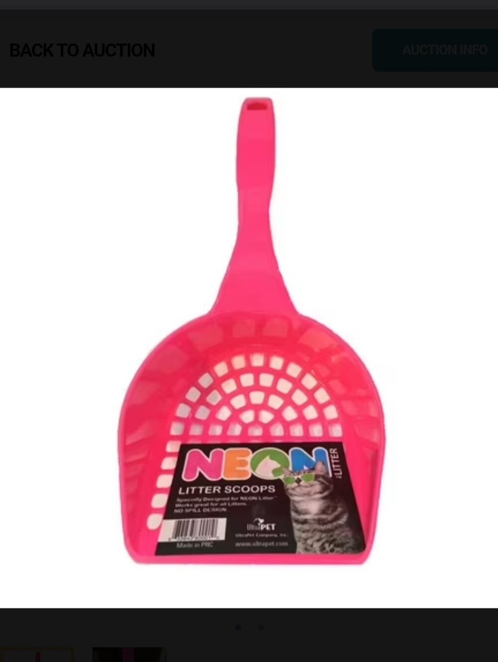 💥 Box of 2️⃣4️⃣ Neon pink litter scoops 💥